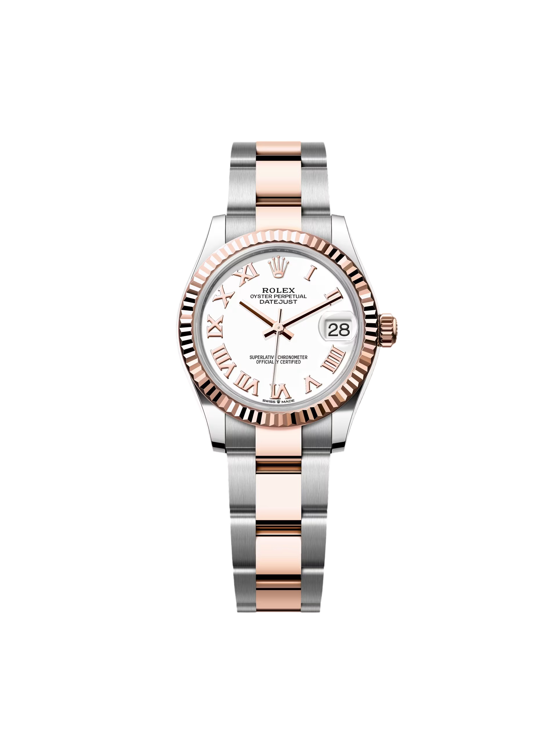 【Free Shipping】【Super Clone】RLX Datejust m278271-0001/0002 White 31mm Dial Oyster Bracelet Watch