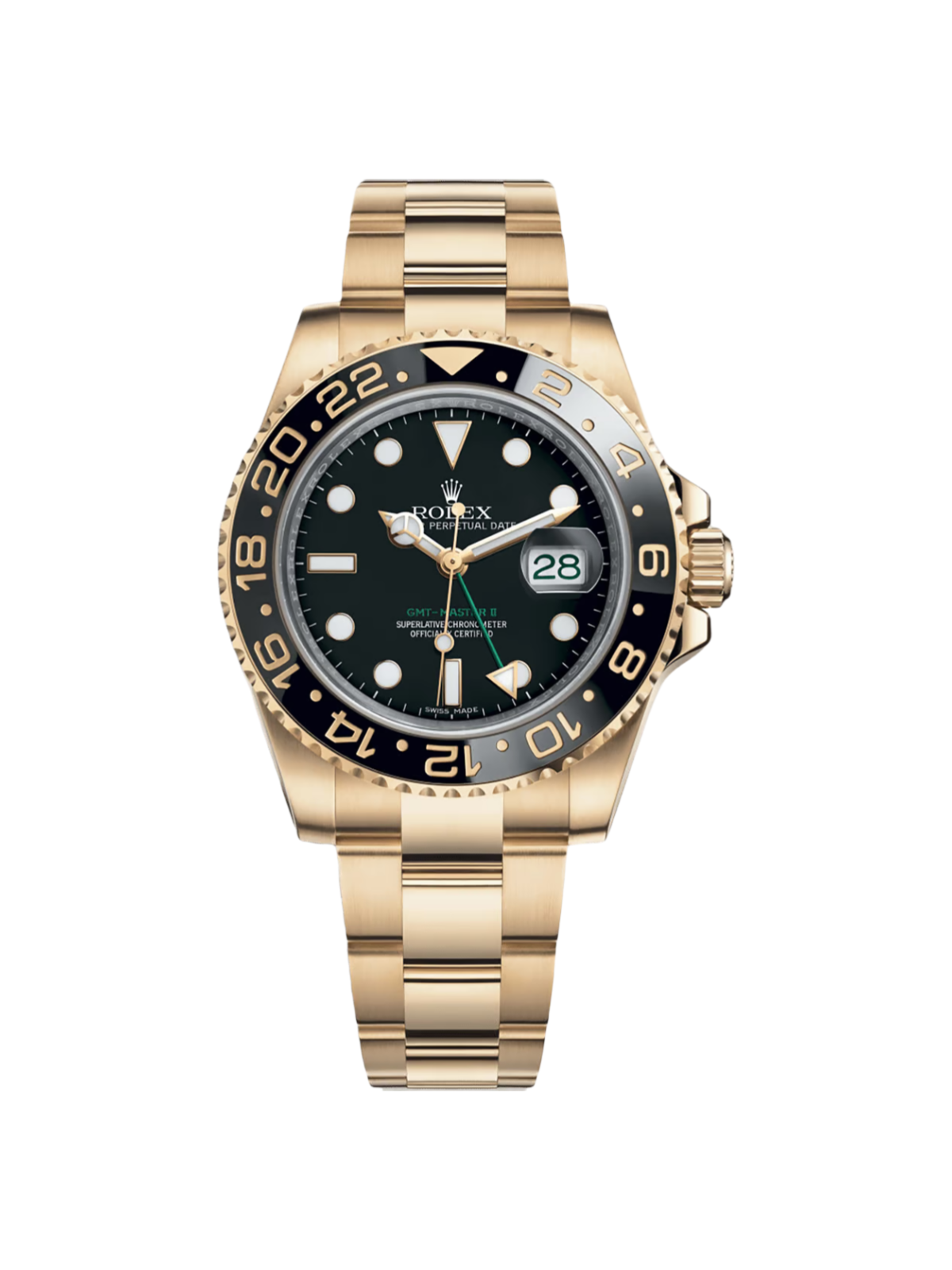 【Free Shipping】【Super Clone】Rolex GMT Master II 116718LN 40mm