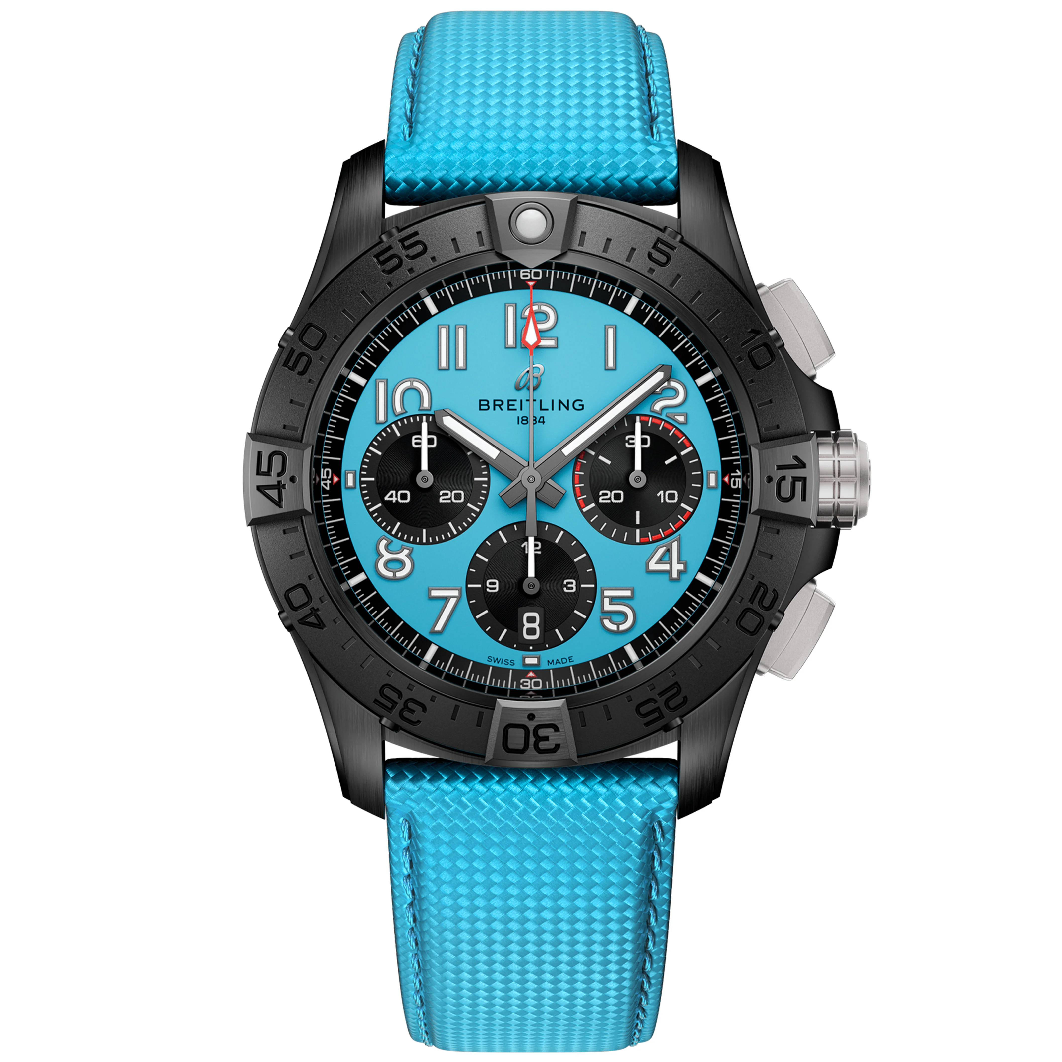 【Free Shipping】【Super Clone】Avenger B01 Chronograph 42 Night Mission SB0146101L1X1