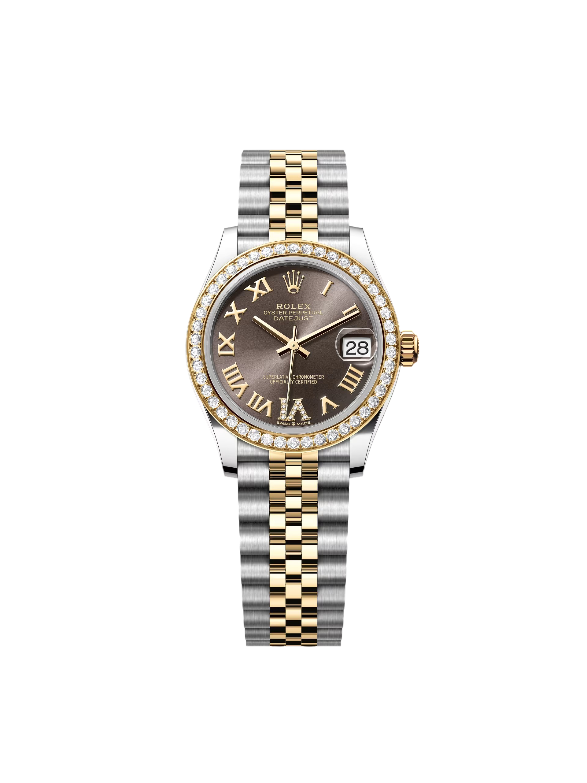 【Free Shipping】【Super Clone】RLX Datejust m278383RBR-0017/0018 31mm Dark Grey Dial Oyster Bracelet