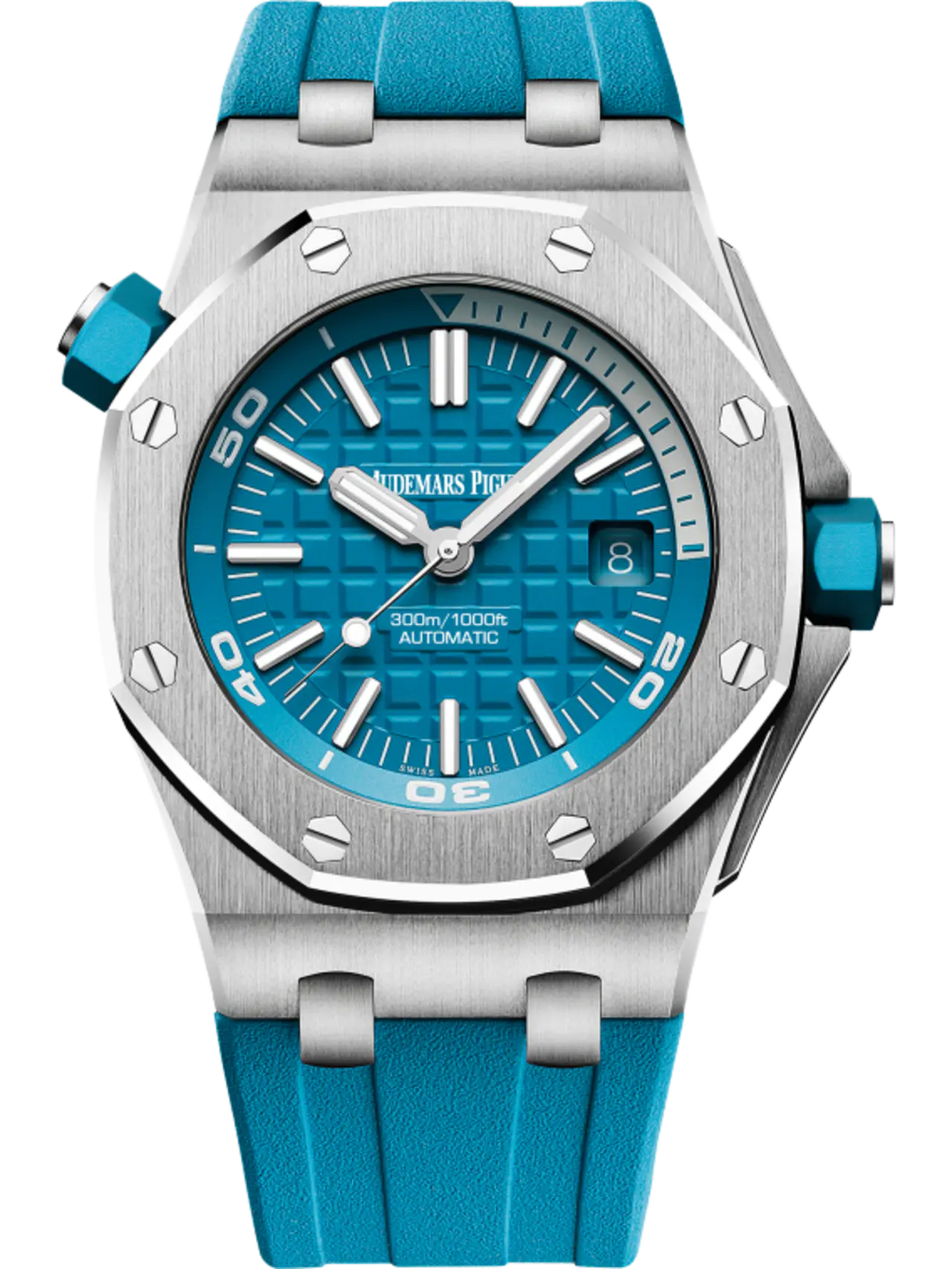 【Free Shipping】【Super Clone】A&P OFFSHORE DIVER Turquoise Blue Dial 42mm