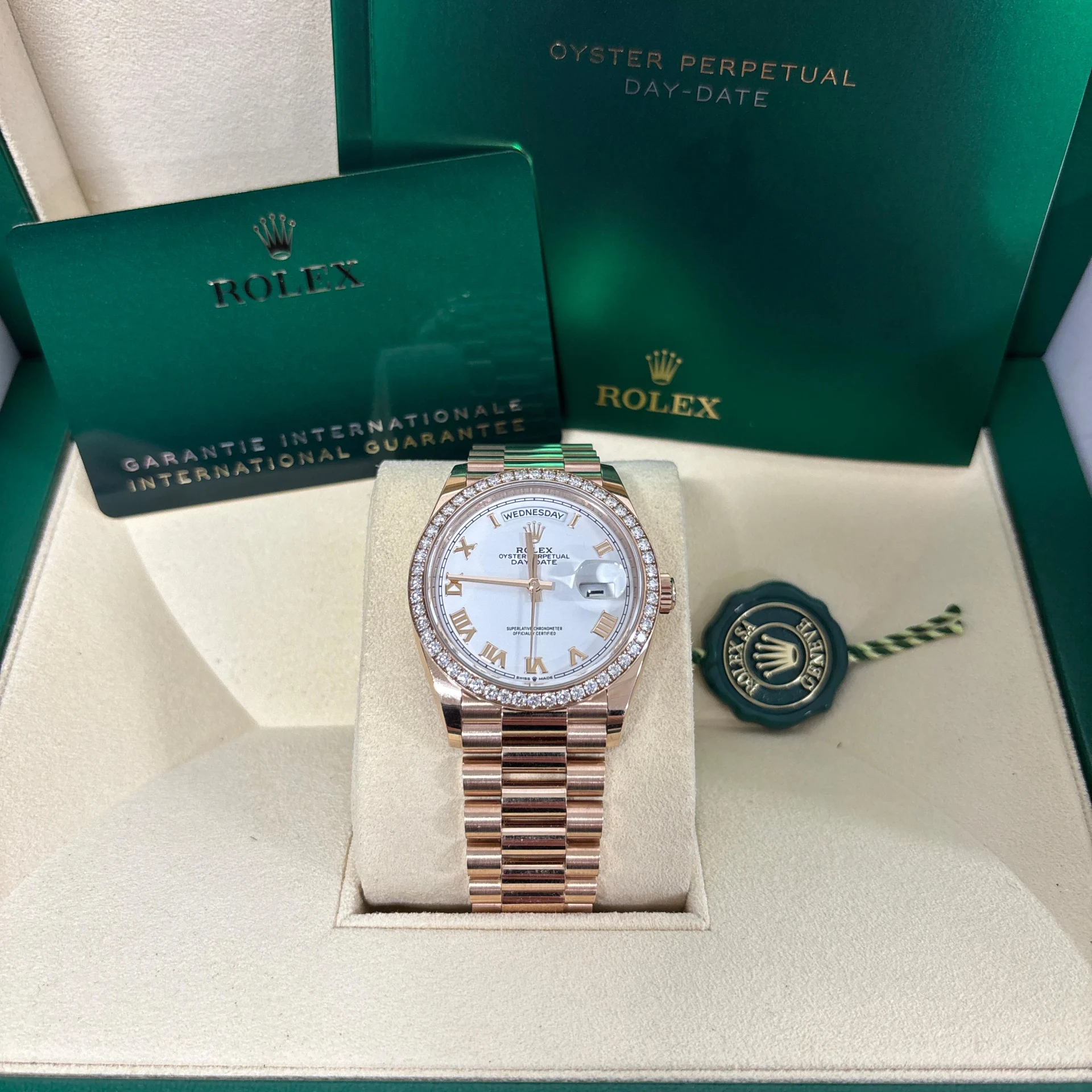 【Free Shipping】【Super Clone】RLX  Day-Date M128345RBR-0070 36mm