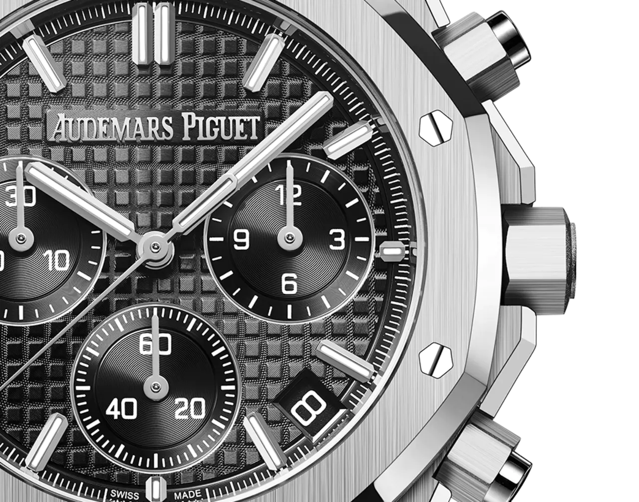 【Free Shipping】【Super Clone】A&P ROYAL OAK Black Dial CHRONOGRAPH 41mm