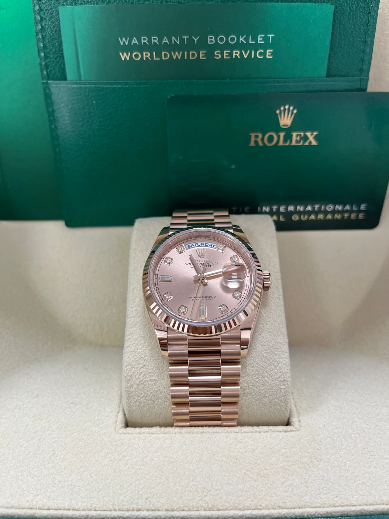 【Free Shipping】【Super Clone】RLX  Day-Date M128235-0009 36mm