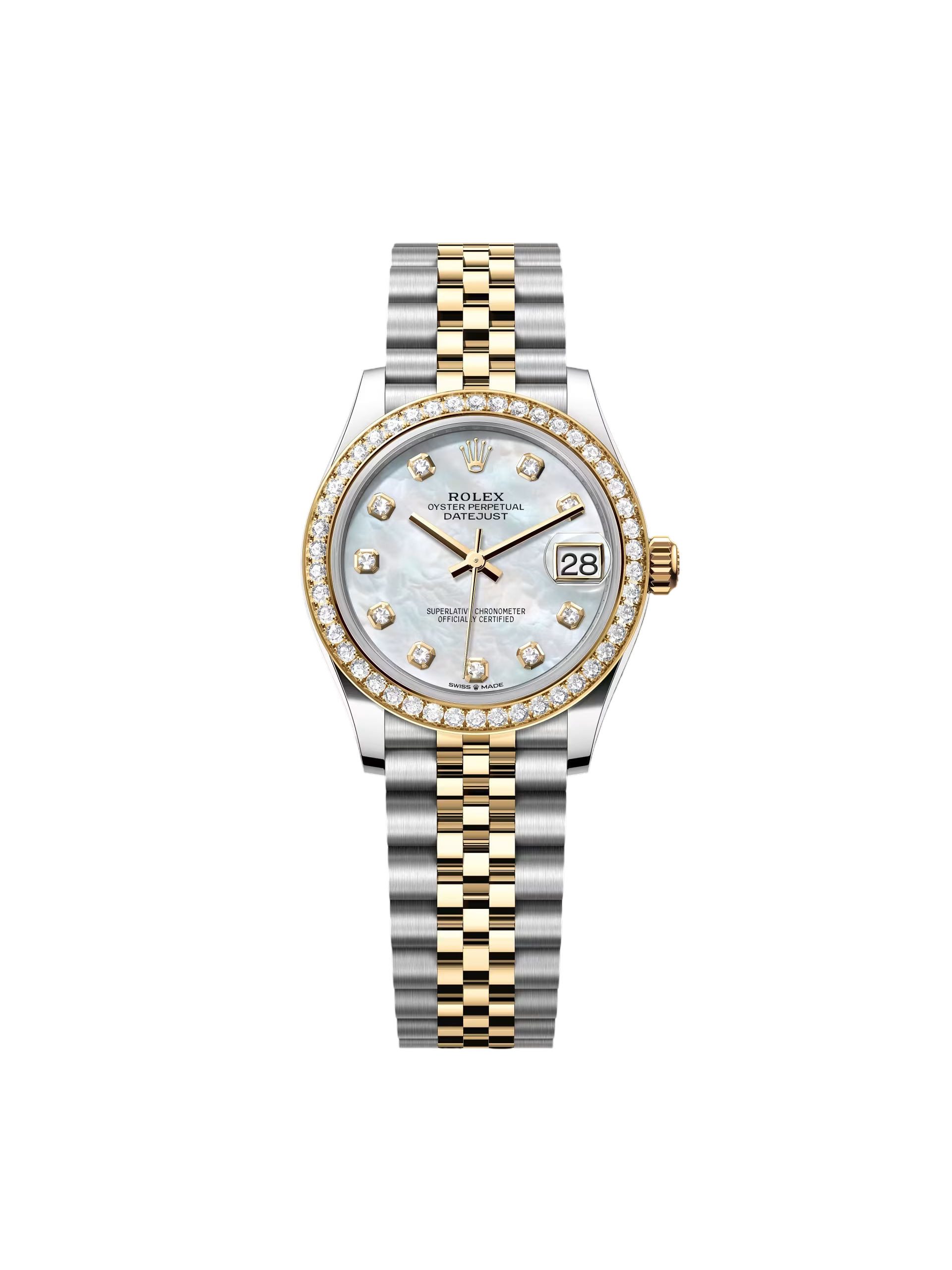 【Free Shipping】【Super Clone】RLX Datejust m278383-0027/0028 31mm Mother of Pearl Dial Oyster Bracelet