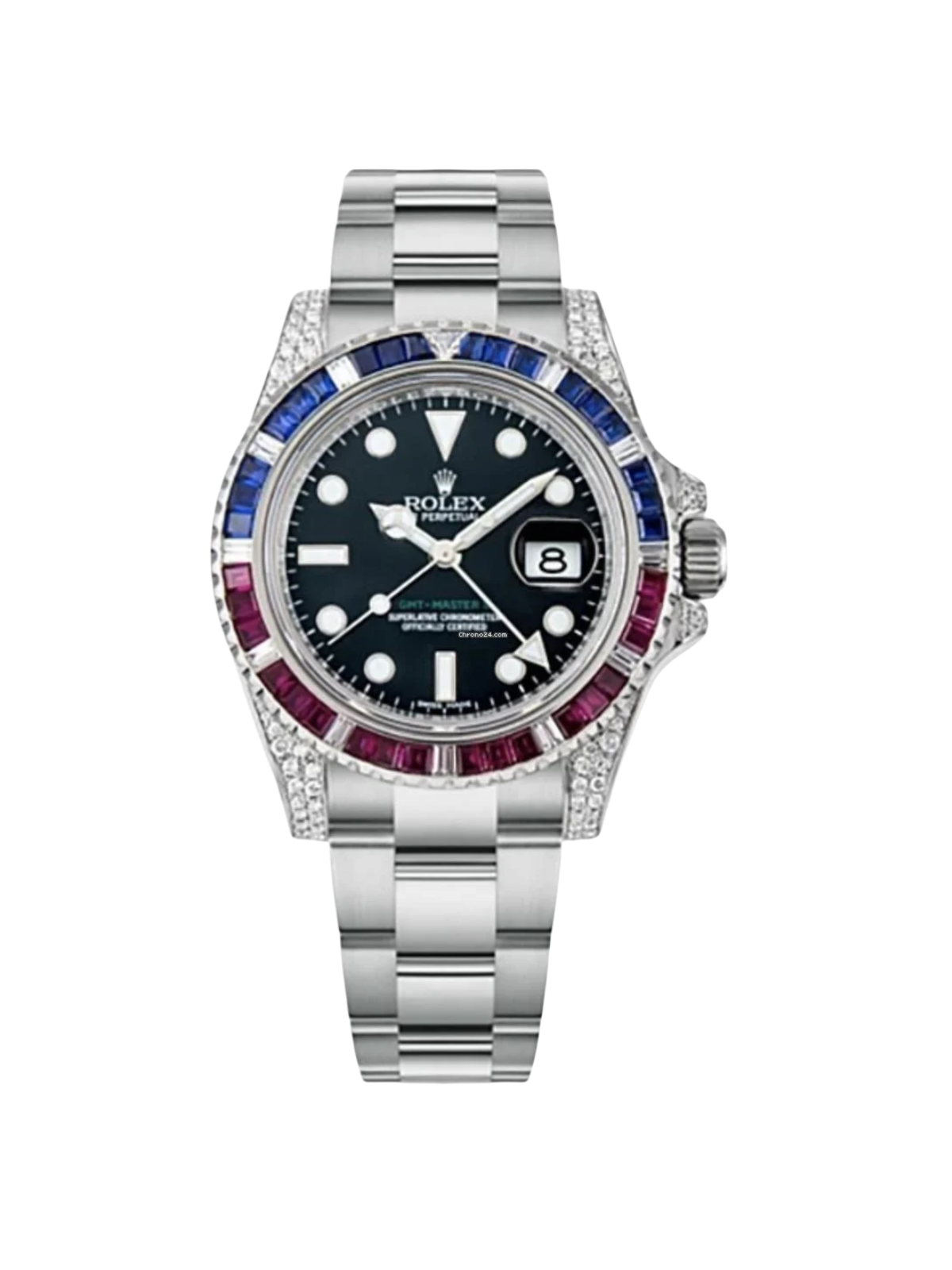 【Free Shipping】【Super Clone】Rolex GMT Master II 40mm 116759SANR/SARU