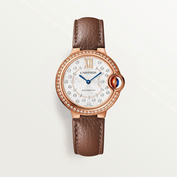 【Free Shipping】【Super Clone】BALLON BLEU Diamond Rose Gold 33mm