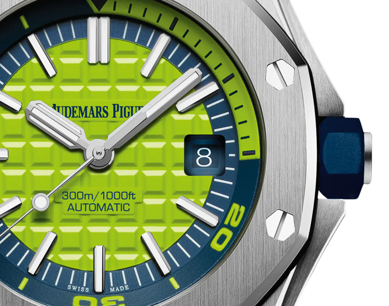 【Free Shipping】【Super Clone】A&P OFFSHORE DIVER Green Dial 42mm