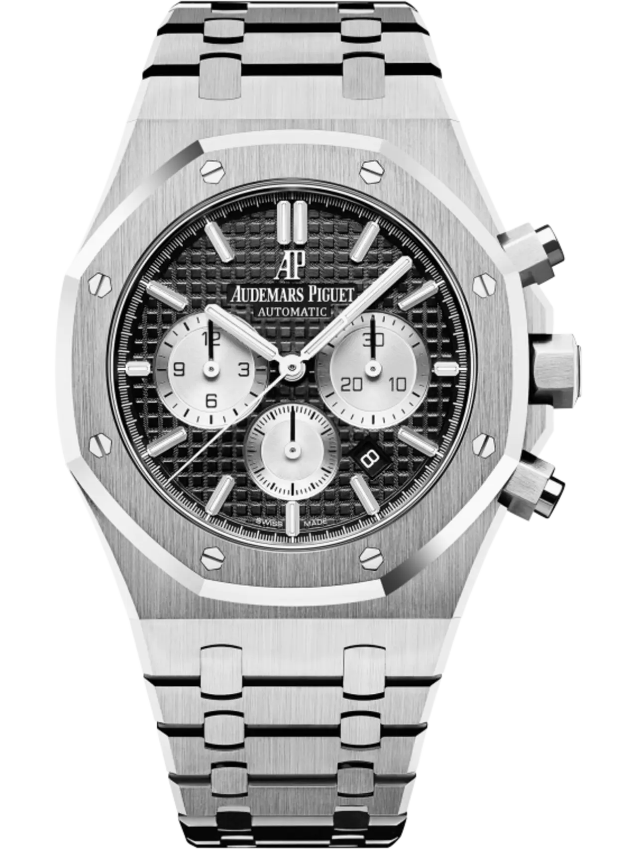 【Free Shipping】【Super Clone】A&P ROYAL OAK PANDA Black Dial CHRONOGRAPH 41mm