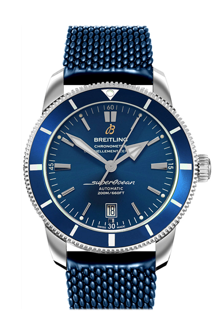 【Free Shipping】【Super Clone】Breitling Superocean Heritage 2 Blue Rubber AB2020161 C1S1