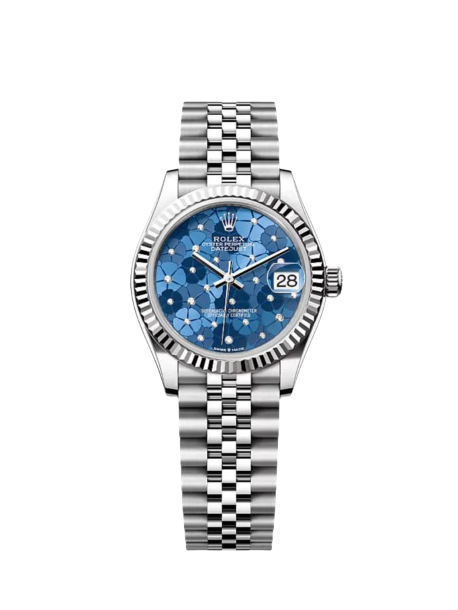 【Free Shipping】【Super Clone】RLX Datejust m278274-0035/0036 Azzurro Blue Dial Oyster Watch