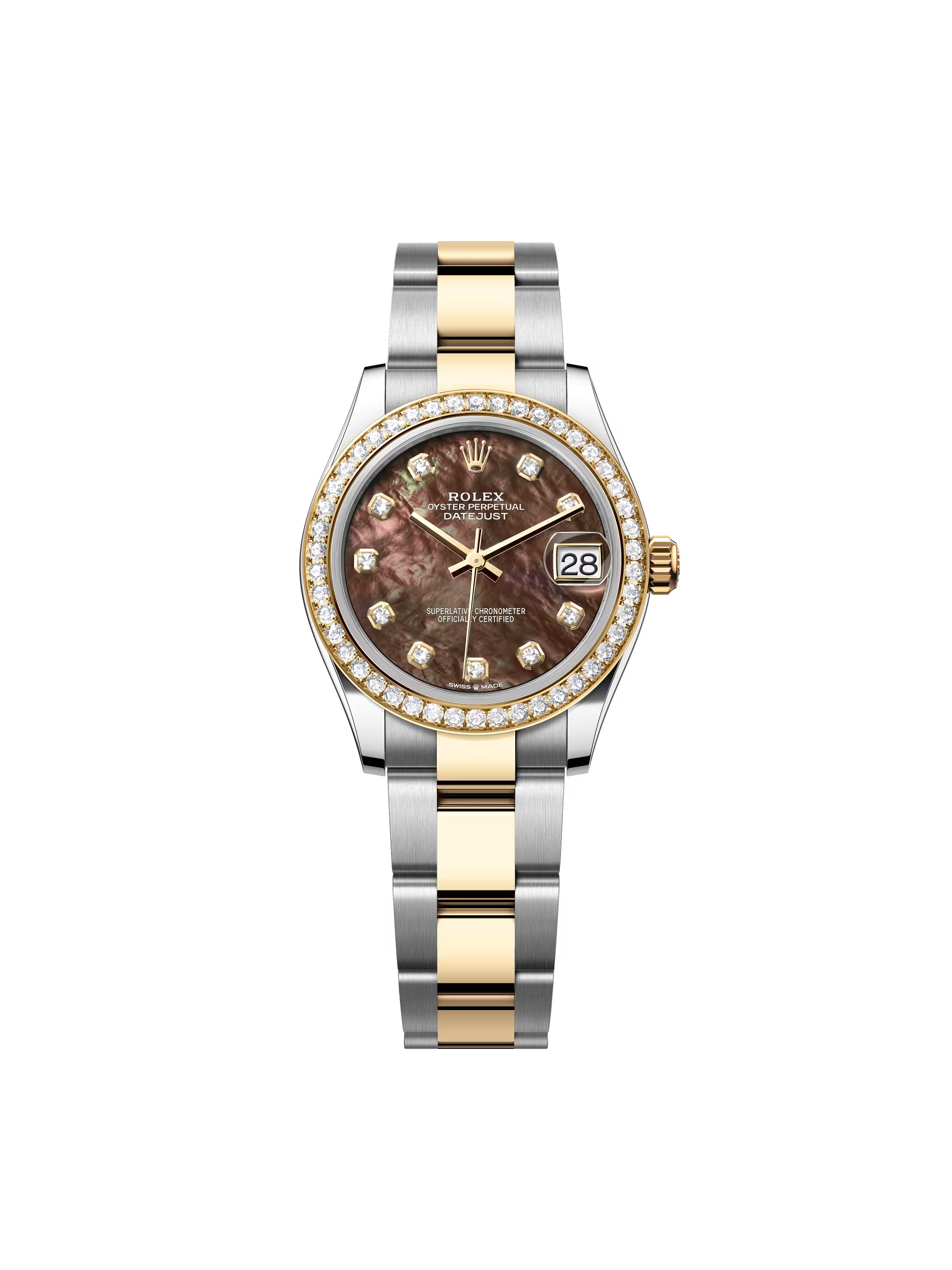 【Free Shipping】【Super Clone】RLX Datejust m278383-0023/0024 31mm Mother of Pearl Dial Oyster Bracelet