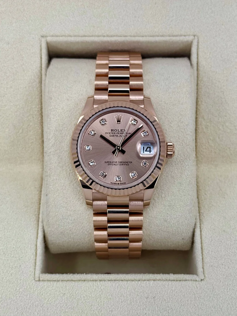 【Free Shipping】【Super Clone】RLX Datejust m278275-0031 Rosé Dial 31mm