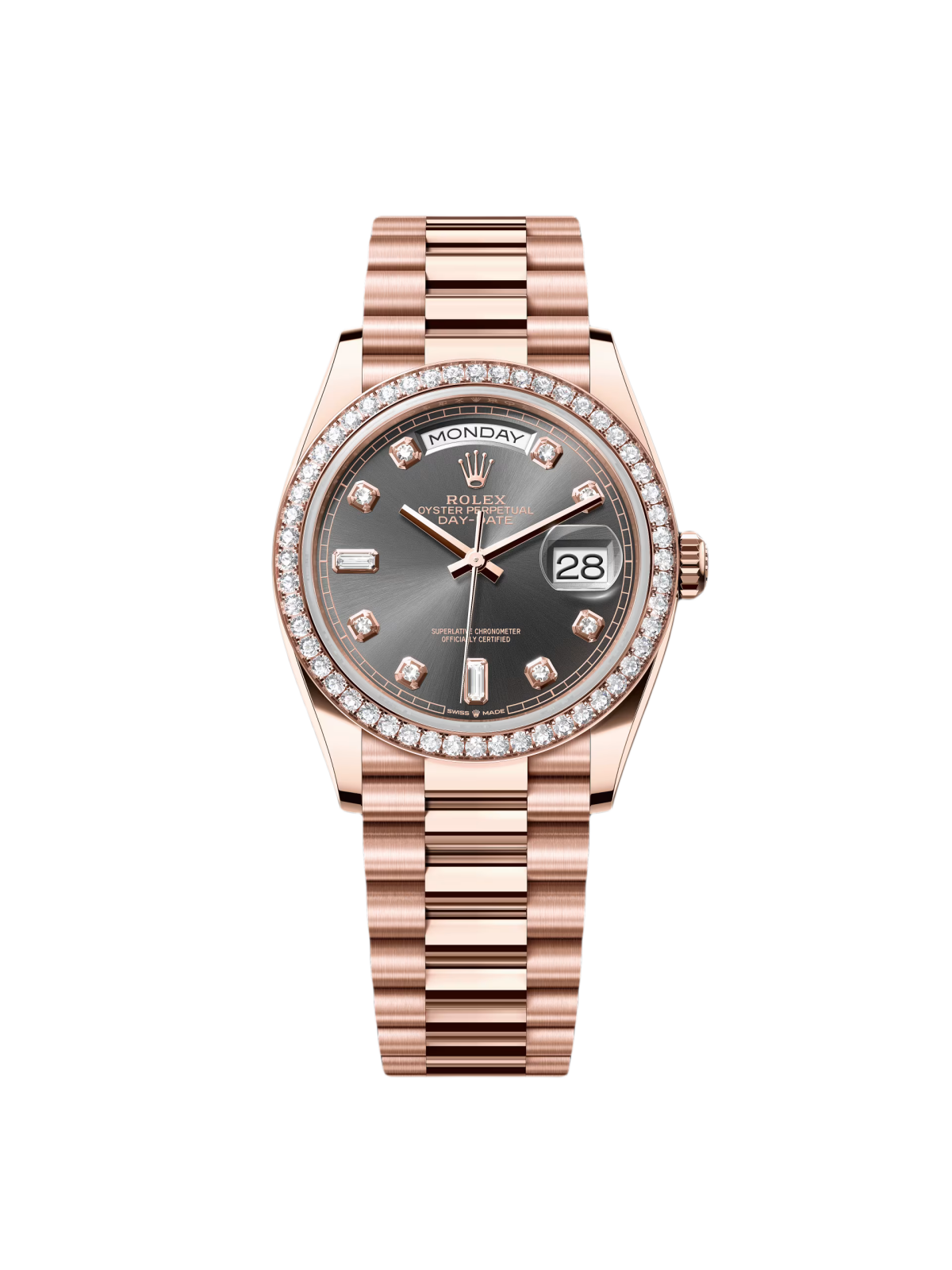 【Free Shipping】【Super Clone】RLX  Day-Date M128345RBR-0052 36mm